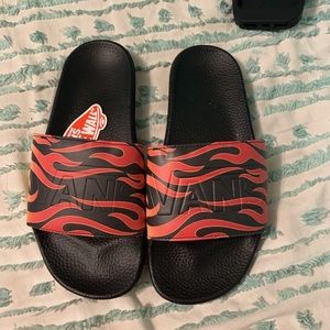 BRAND NEW VANS FIRE SLIDES